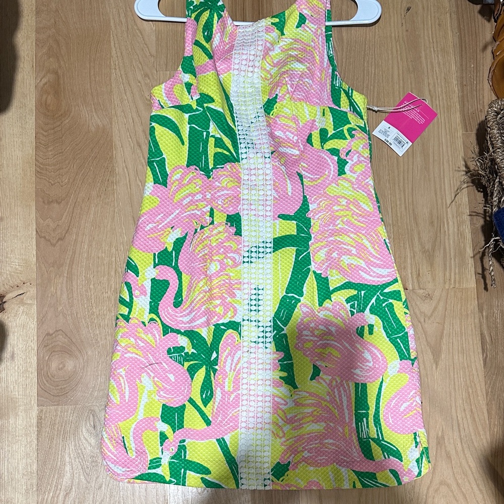 Lilly Pulitzer for Target Pink and Green Flamingo Dress